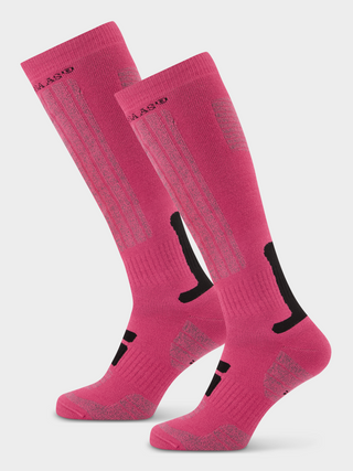 Ski Socks 2-pack | Pink