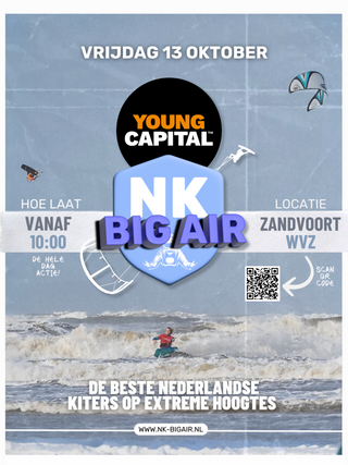 Morgen gaat het NK Big Air Kitesurfen van start!