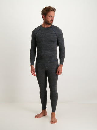 Men Superior Thermal Pants | Black Grey