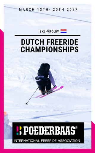 EARLY BIRD - Dutch National Championship Freeride Ski Women