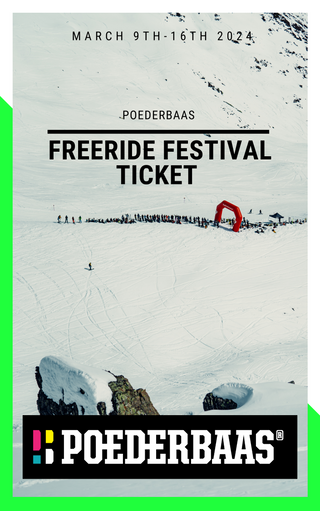 Poederbaas Freeride Festival ticket