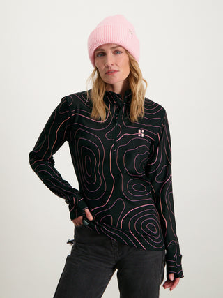 Maps Pully Women | Black Pink