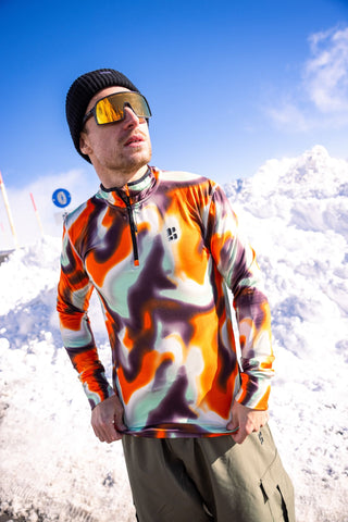 CL Pully Men | Orange Multi