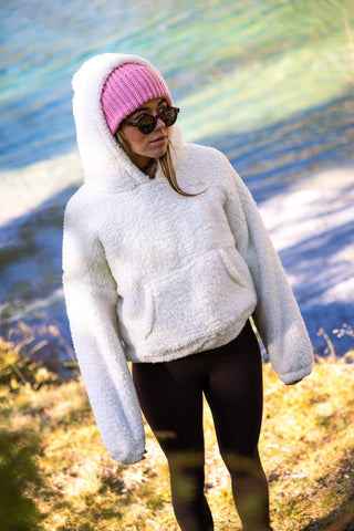 Four Seasons Fluffy Hoody Women | Off White