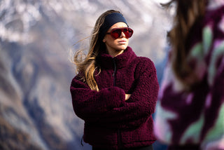 Four Seasons Fluffy Jacket Women | Bordeaux