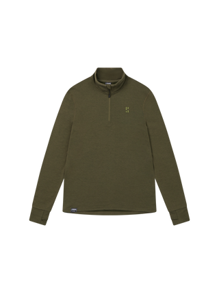 Merino Pully Men | Olive Green