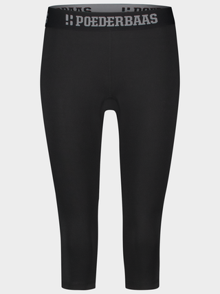 Lightweight Baselayer 3/4 Pant Women | Black