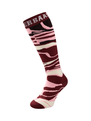 Ski Socks 2-pack | Bordeaux Multi