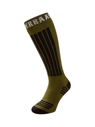Ski Socks 2-pack | Olive Multi