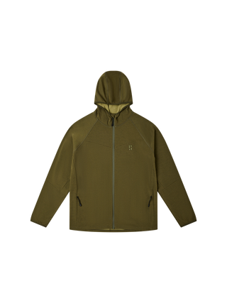 FS Merino Hood Men | Olive Green