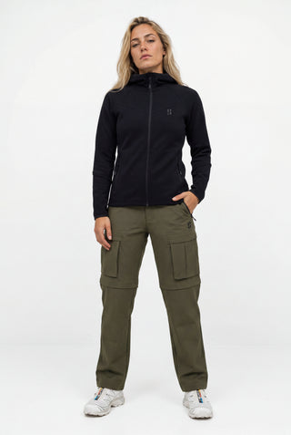 FS Merino Hood Women | Black