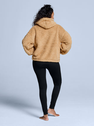 Four Seasons Fluffy Hoody Women | Warm Sand