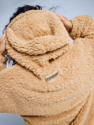 Four Seasons Fluffy Hoody Women | Warm Sand