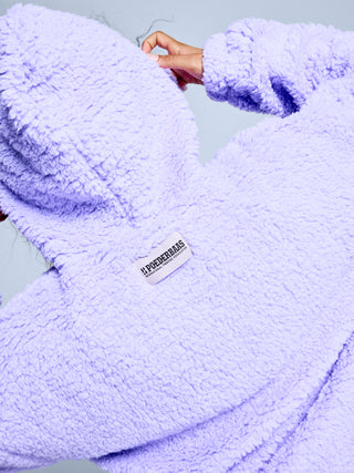 Four Seasons Fluffy Hoody Women | Lila