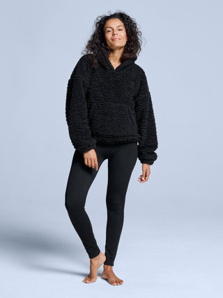 Four Seasons Fluffy Hoody Women | Black