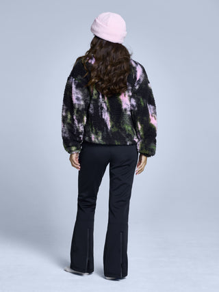 Four Seasons Fluffy Jacket AOP 2.0 | Black Multi