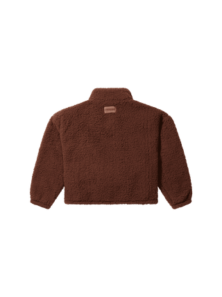 Four Seasons Fluffy Jacket Women | Chocolate