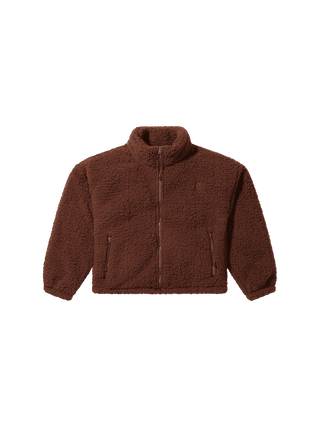 Four Seasons Fluffy Jacket Women | Chocolate