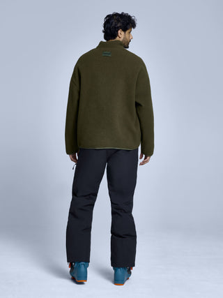 Four Seasons Sherpa-Jacke Herren | Olivgrün