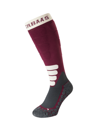 Merino Pro Ski Socks | Bordeaux