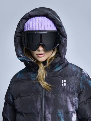 Vorax Jacket Women AOP | Black Multi