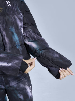 Vorax Jacket Women AOP | Black Multi