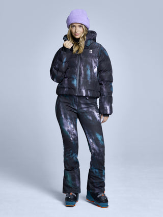 Vorax Jacket Women AOP | Black Multi