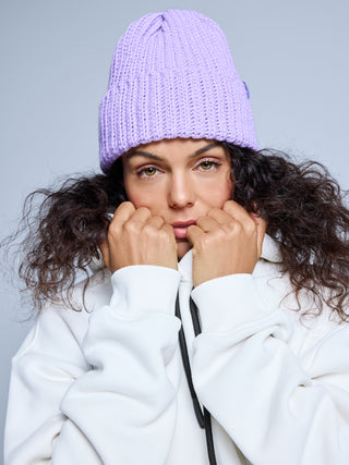 Arctic Charm Beanie | Purple