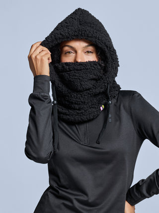 Fluffy Balaclava | Black