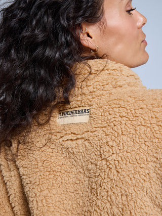 Four Seasons Fluffy Jacket Women | Warm Sand