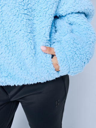 Four Seasons Fluffy Jacket Women | Ice Blue
