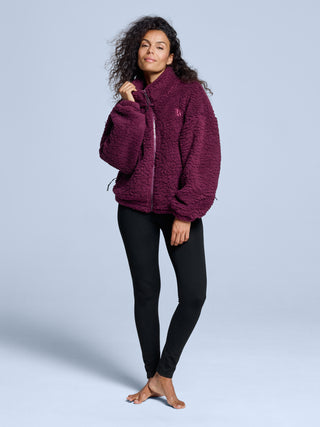 Four Seasons Fluffy Jacket Women | Bordeaux