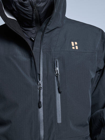 Borstzak met waterdichte rits