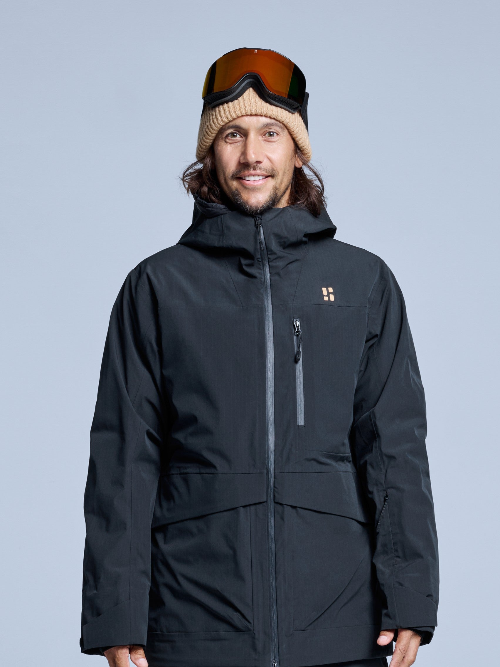Freeride 3L Shell Jacket Men | Black – Poederbaas