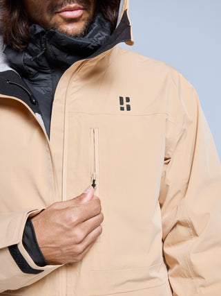 Freeride 3L Shell Jacket Men | Warm Sand