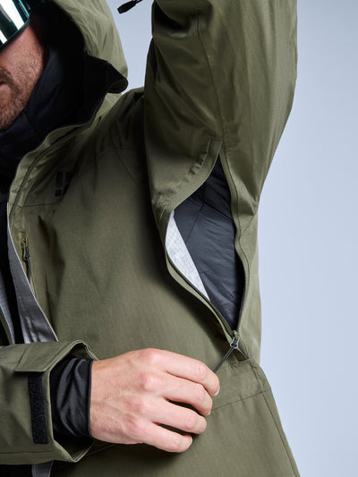 Ventilatieritsen onder de oksel