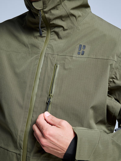 Borstzak met waterdichte rits