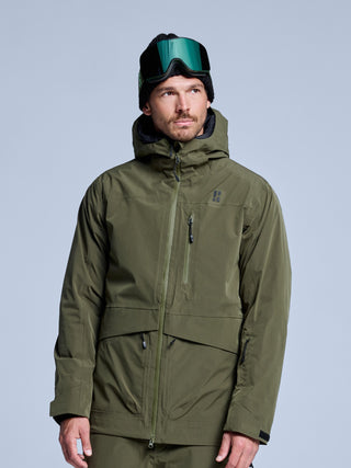Freeride 3L Shell Jacket Men | Olive Green