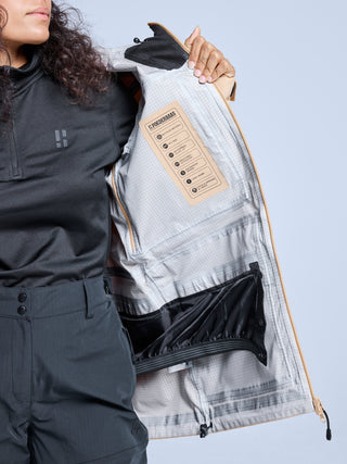 Freeride 3L Shell Jacket Women | Warm Sand