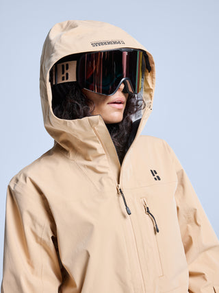 Freeride 3L Shell Jacket Women | Warm Sand