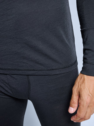 Merino Baselayer 3/4 Pant Men | Black