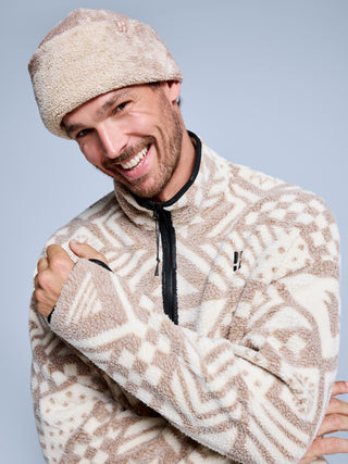 Teddy Twist Hat | Brown Multi