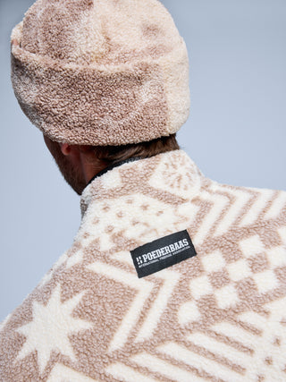 Teddy Twist Hat | Brown Multi