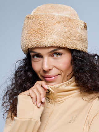 Teddy Twist Hat | Sand Multi