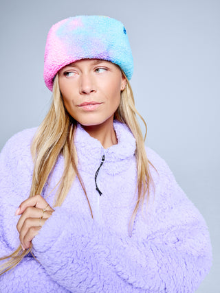 Teddy Twist Hat | Pink Blue Yellow