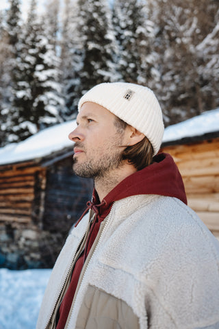 WAVECREST Beanie | Coconut Milk
