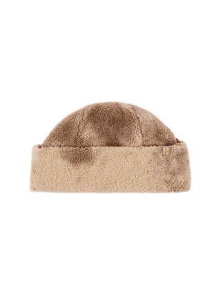 Teddy Twist Hat | Brown Multi