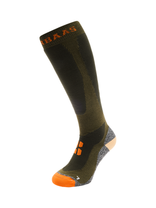 Bamboo Freeride Ski Socks | Olive Green