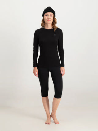 Lightweight Baselayer Shirt Women | Black