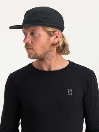 Lightweight 5-panel Cap | Black